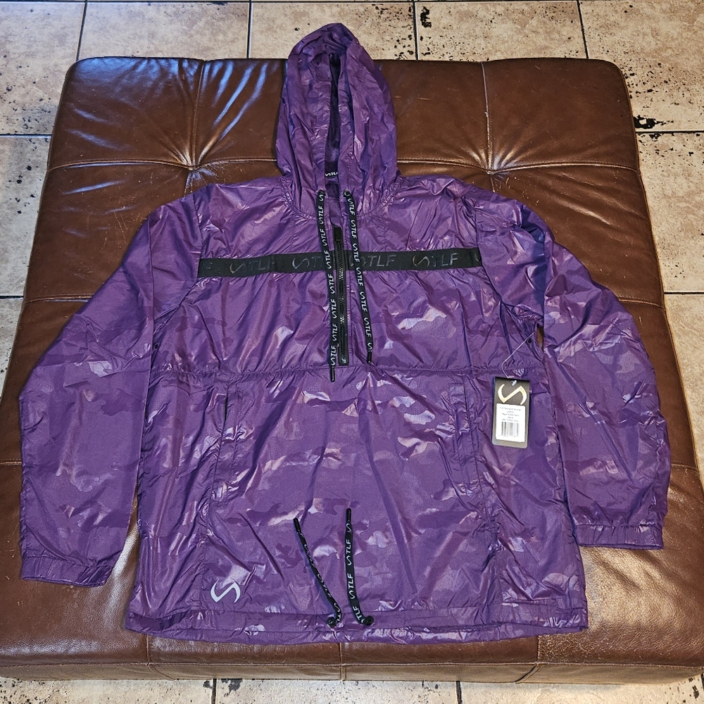 TLF Monarch Anorak Men's Regal Purple Camo Hoodie